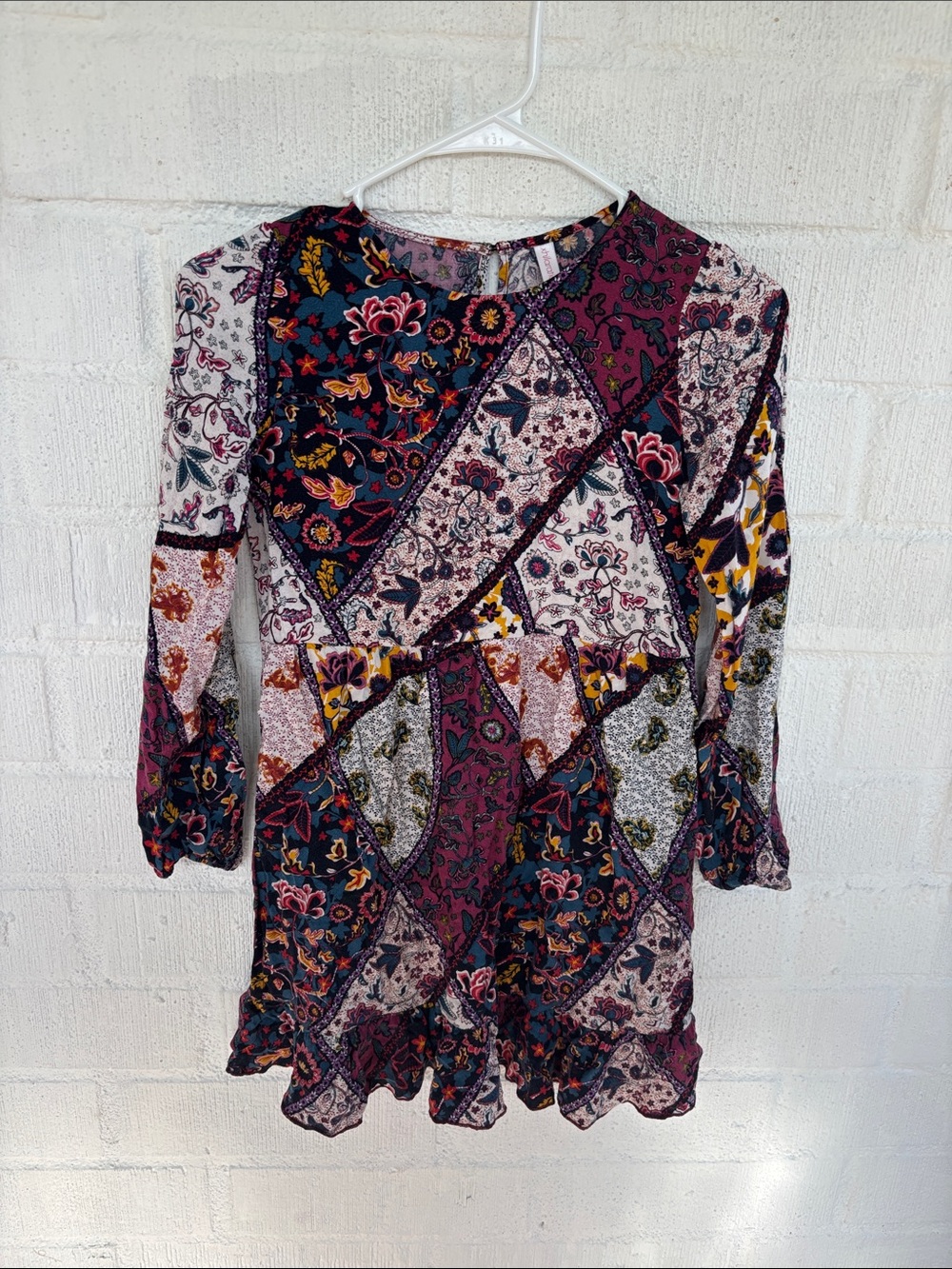 Xhilaration Boho Long Sleeve Dress sz L/10/12